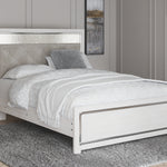 Ashley Furniture - Altyra Queen Panel Bed - White Wood - Beds - Additional View 1