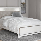 Ashley Furniture - Altyra Queen Panel Bed - White Wood - Beds - Additional View 1
