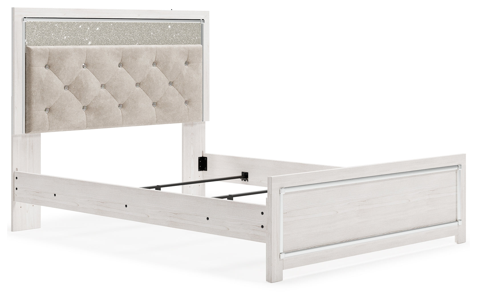Ashley Furniture - Altyra Queen Panel Bed - White Wood - Beds - Additional View 2