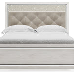 Ashley Furniture - Altyra Queen Panel Bed - White Wood - Beds - Additional View 4