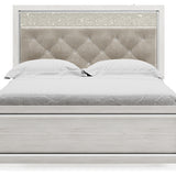 Ashley Furniture - Altyra Queen Panel Bed - White Wood - Beds - Additional View 4