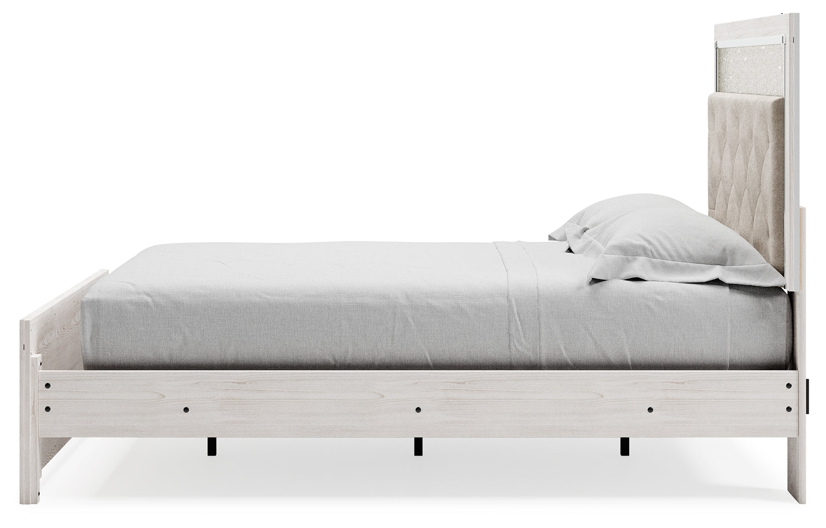 Ashley Furniture - Altyra Queen Panel Bed - White Wood - Beds - Additional View 7