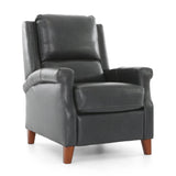 Carenton Leather Push Back Recliner - Blueberry - Additional View 1