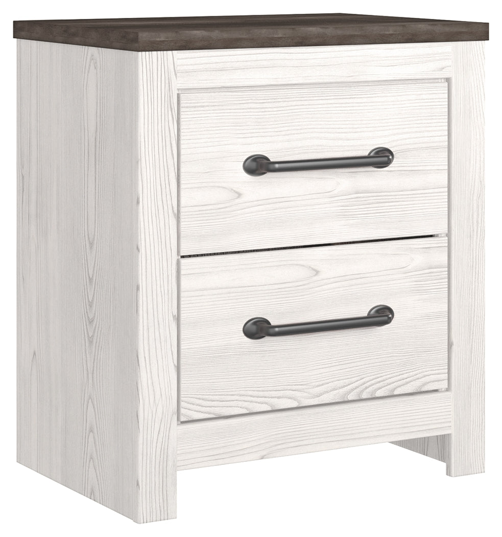 Ashley Furniture - GERRIDAN NIGHTSTAND - White Wood - Nightstands