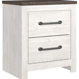 Ashley Furniture - GERRIDAN NIGHTSTAND - White Wood - Nightstands
