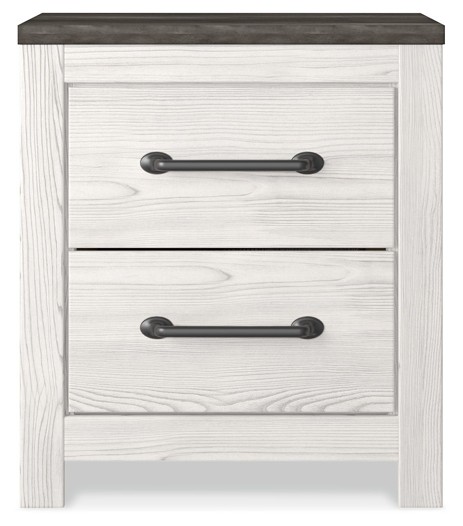 Ashley Furniture - GERRIDAN NIGHTSTAND - White Wood - Nightstands - Additional View 2