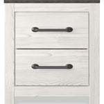 Ashley Furniture - GERRIDAN NIGHTSTAND - White Wood - Nightstands - Additional View 2