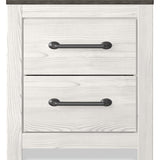 Ashley Furniture - GERRIDAN NIGHTSTAND - White Wood - Nightstands - Additional View 2