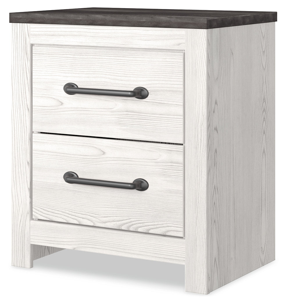 Ashley Furniture - GERRIDAN NIGHTSTAND - White Wood - Nightstands - Additional View 6