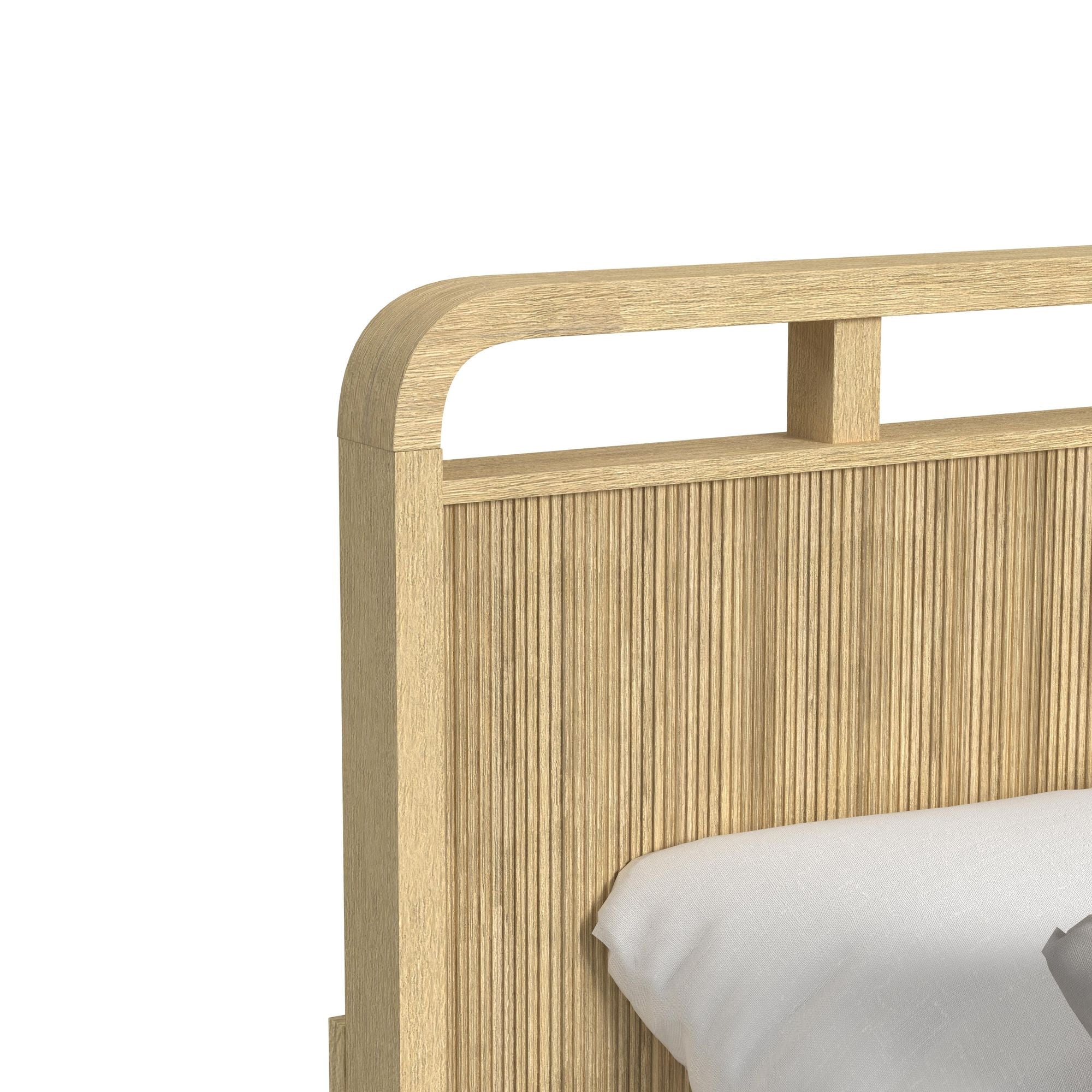 Elements International - Ridgemont Full Bed - Light Brown Wood - Beds - Additional View 3