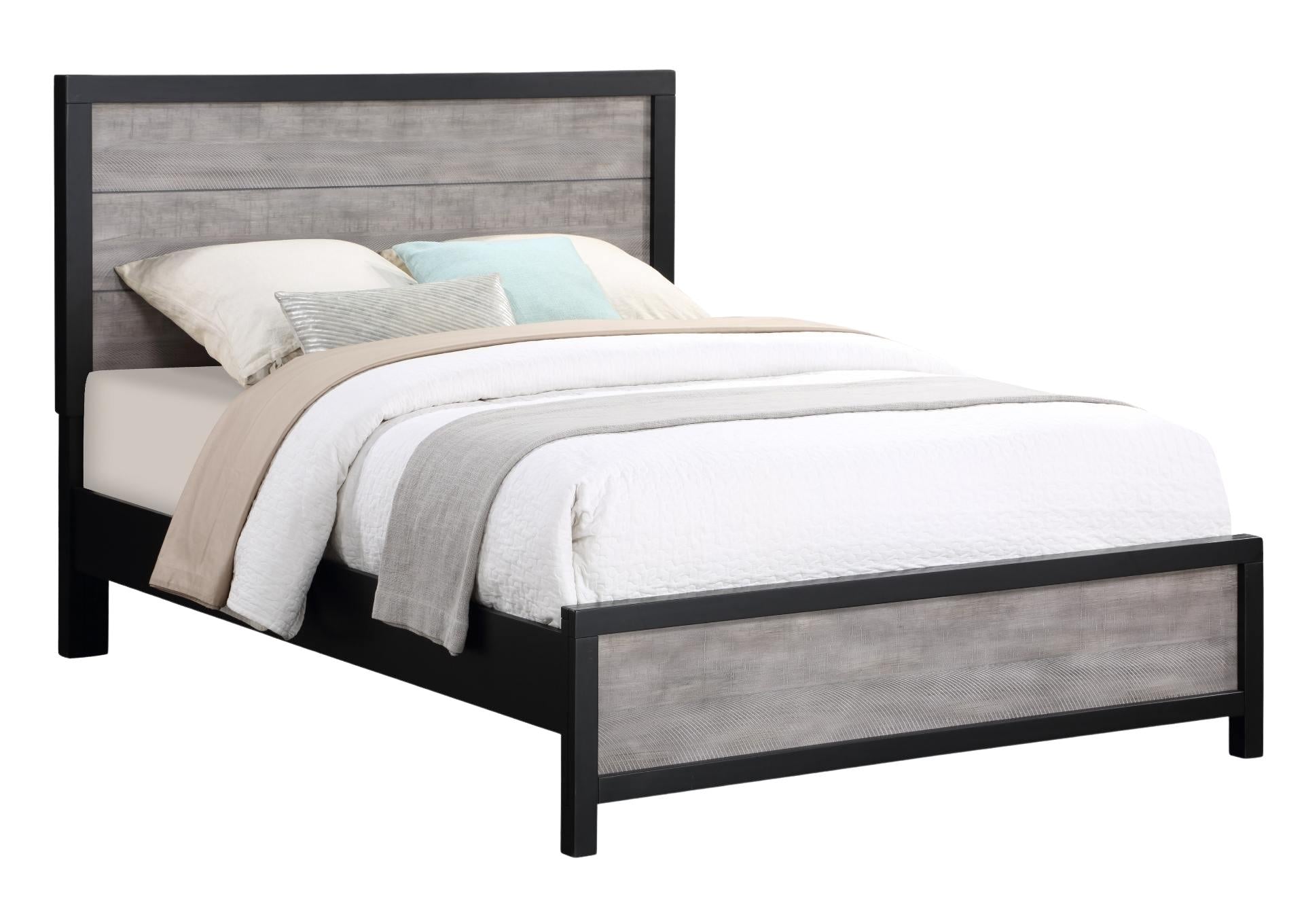 Daughtrey Black Full Panel Bed