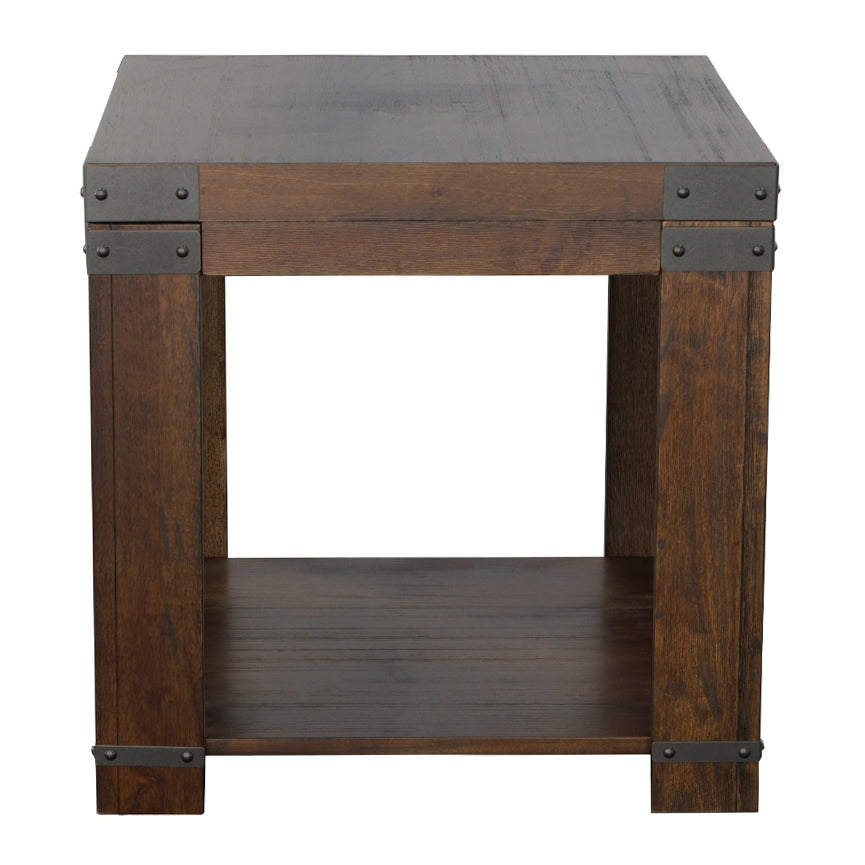 Steve Silver Furniture - ARUSHA END TABLE - Dark Brown Wood - Tables