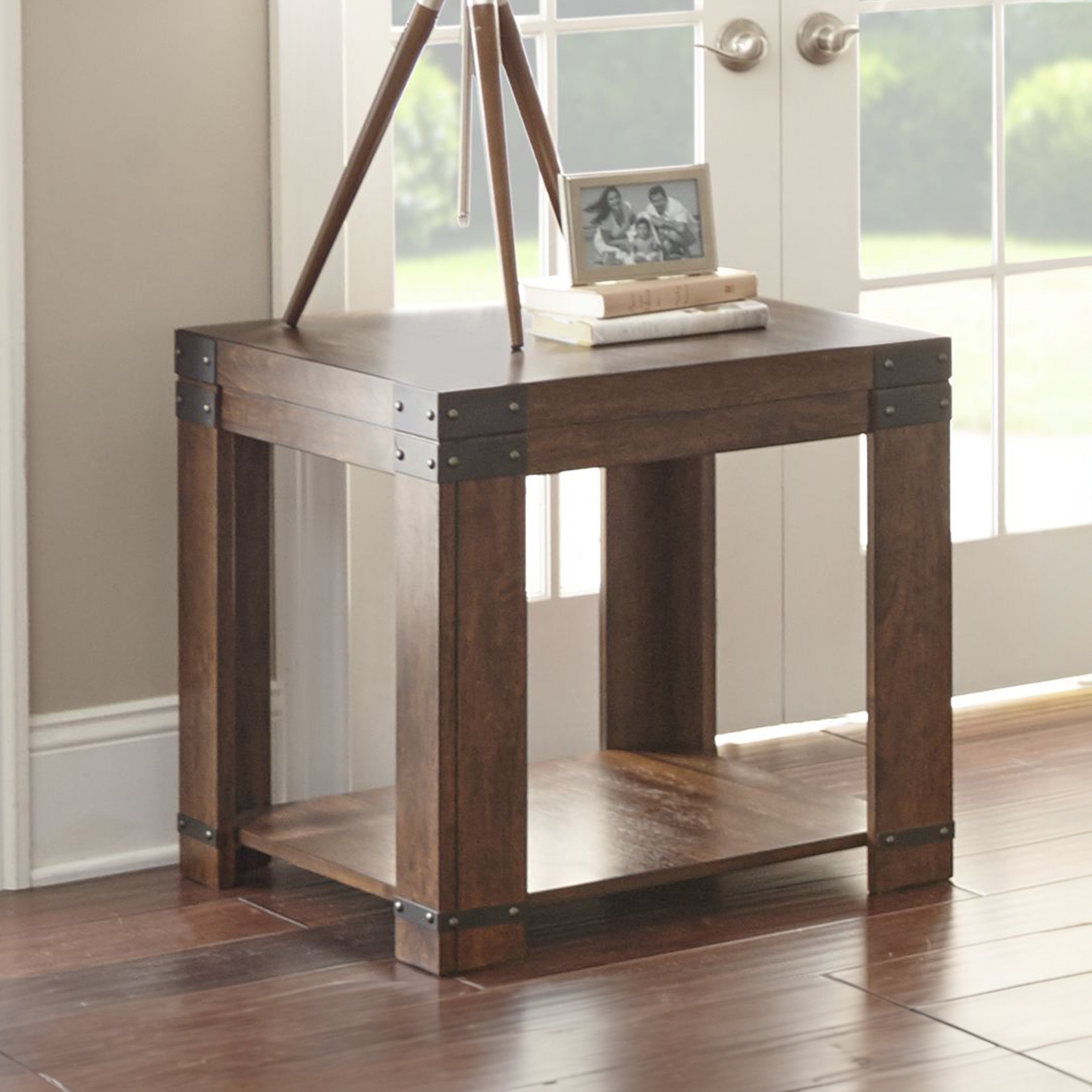 Steve Silver Furniture - ARUSHA END TABLE - Dark Brown Wood - Tables - Additional View 2