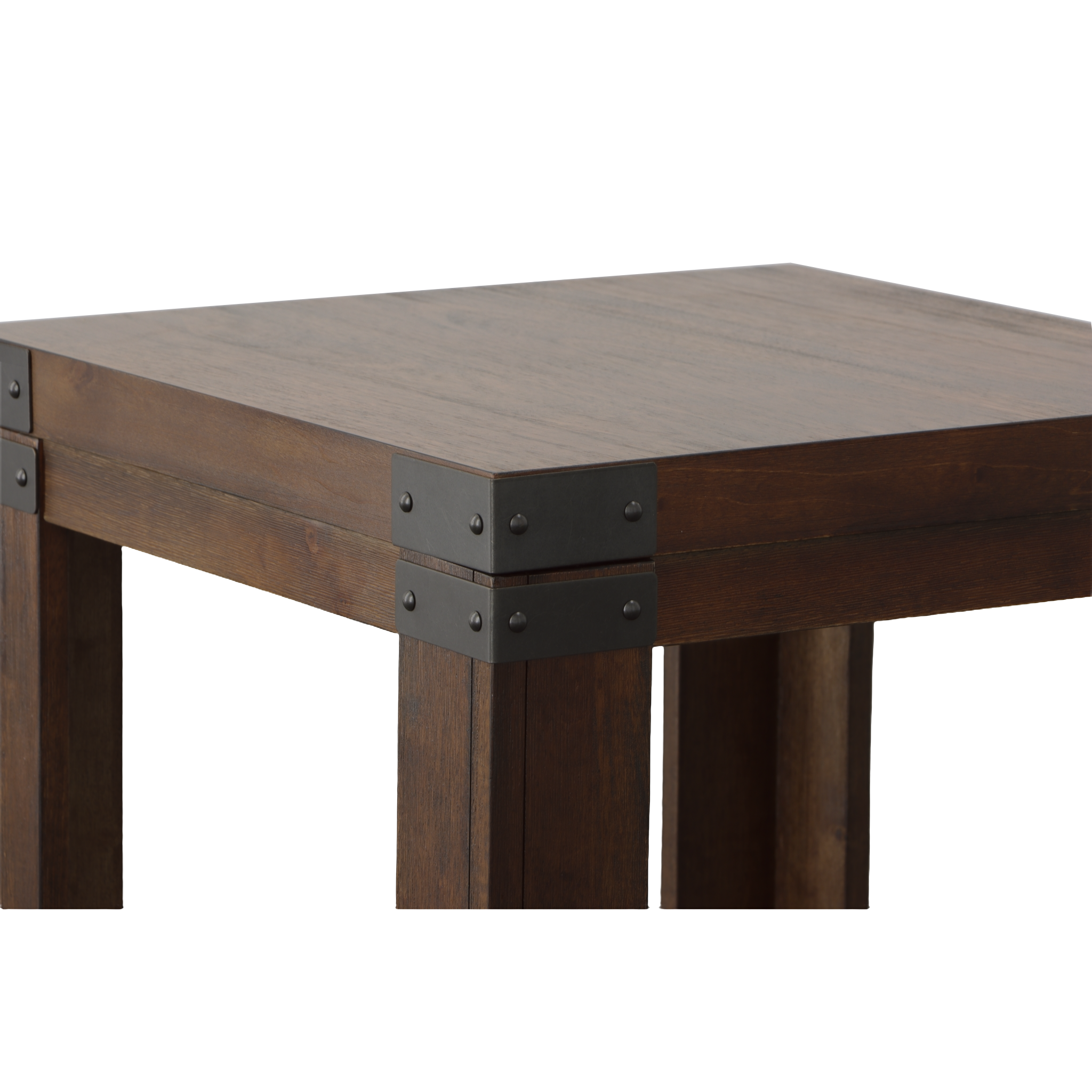Steve Silver Furniture - ARUSHA END TABLE - Dark Brown Wood - Tables - Additional View 3