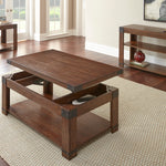 Steve Silver Furniture - ARUSHA END TABLE - Dark Brown Wood - Tables - Additional View 4