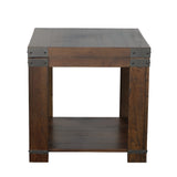 Steve Silver Furniture - ARUSHA END TABLE - Dark Brown Wood - Tables - Additional View 5