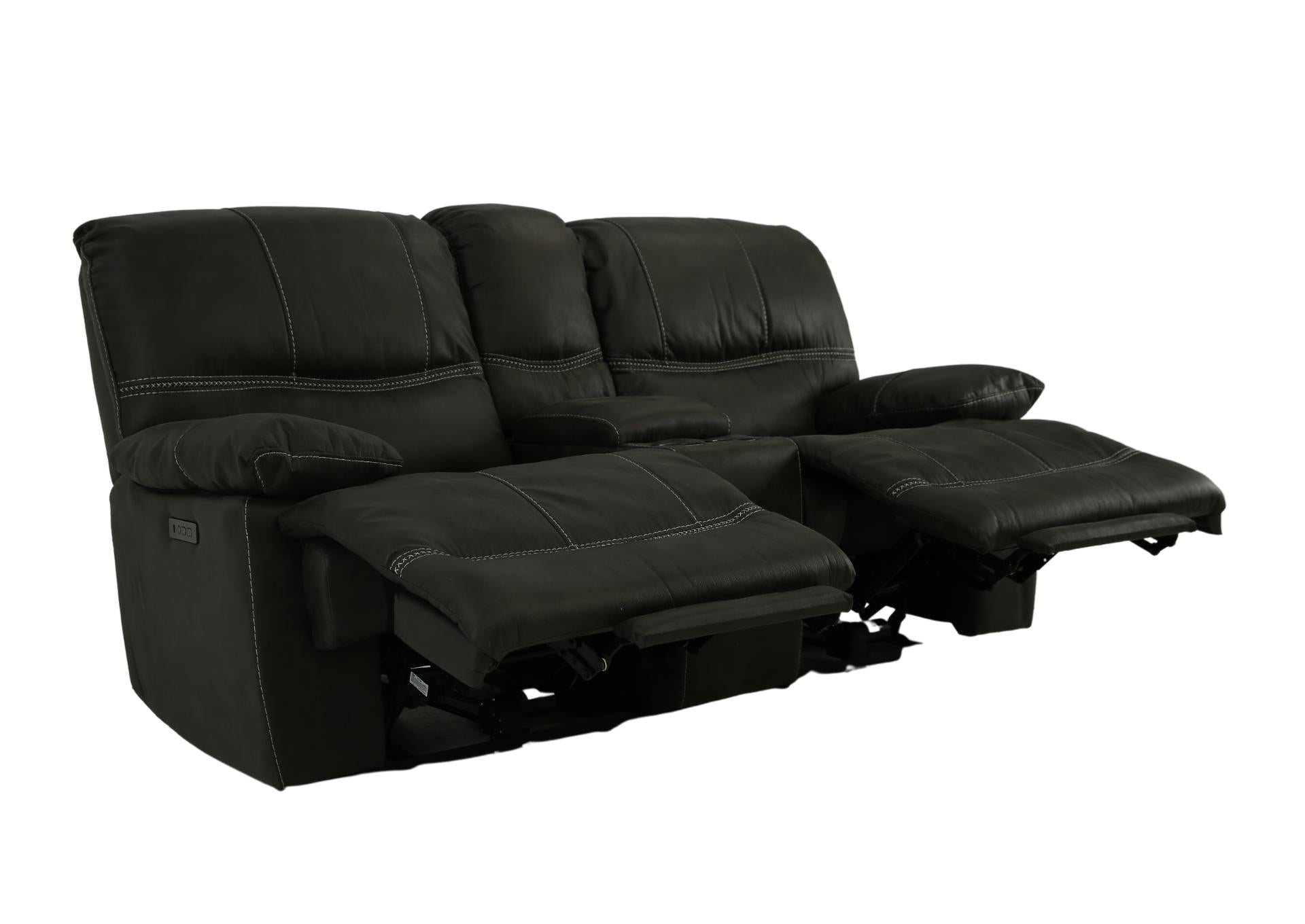 Odessa Power Zero Gravity Reclining Loveseat With Console - Granite - Additional View 1
