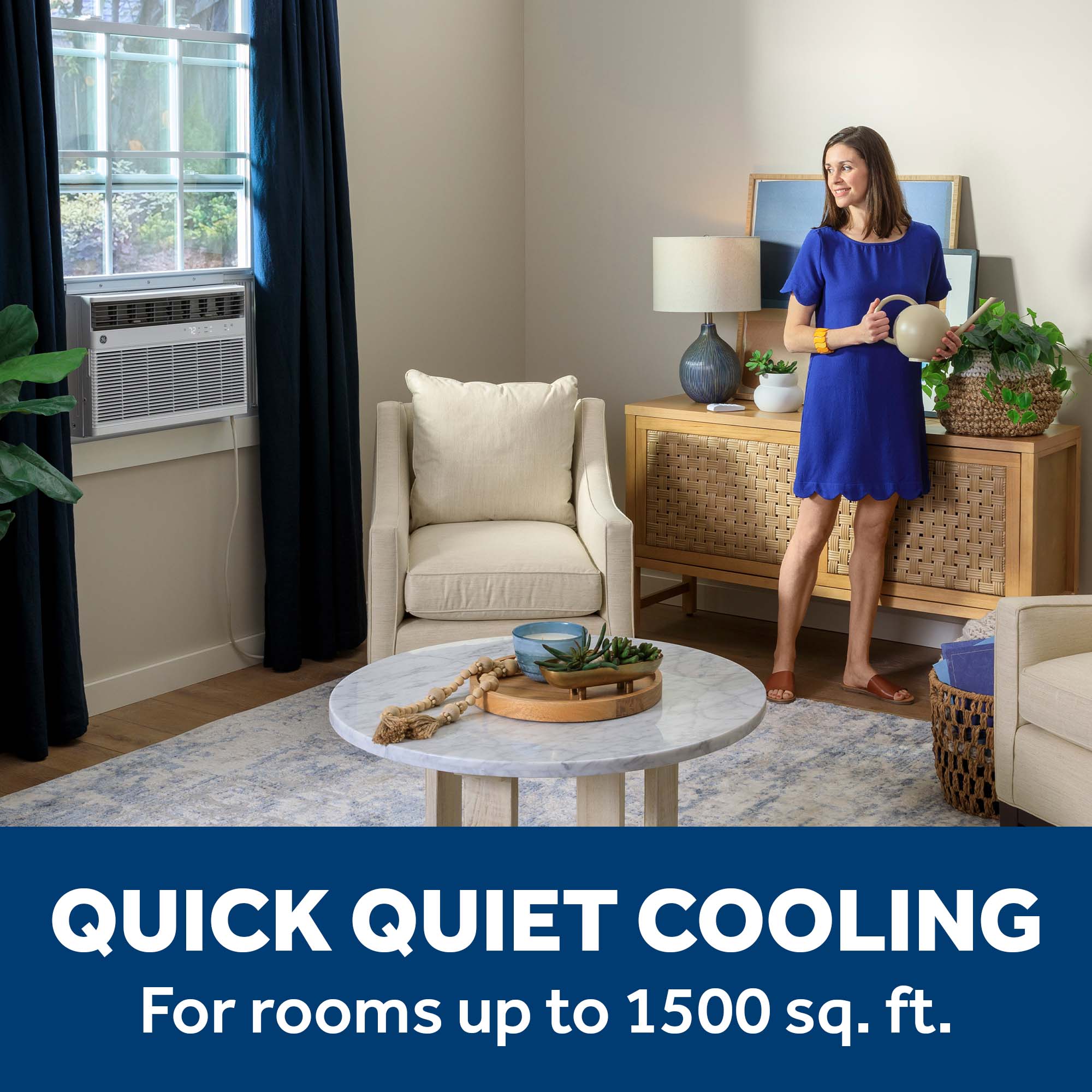 GE - CLSU HEAT/COOL 24K BTU - White - Air Conditioners - Additional View 3