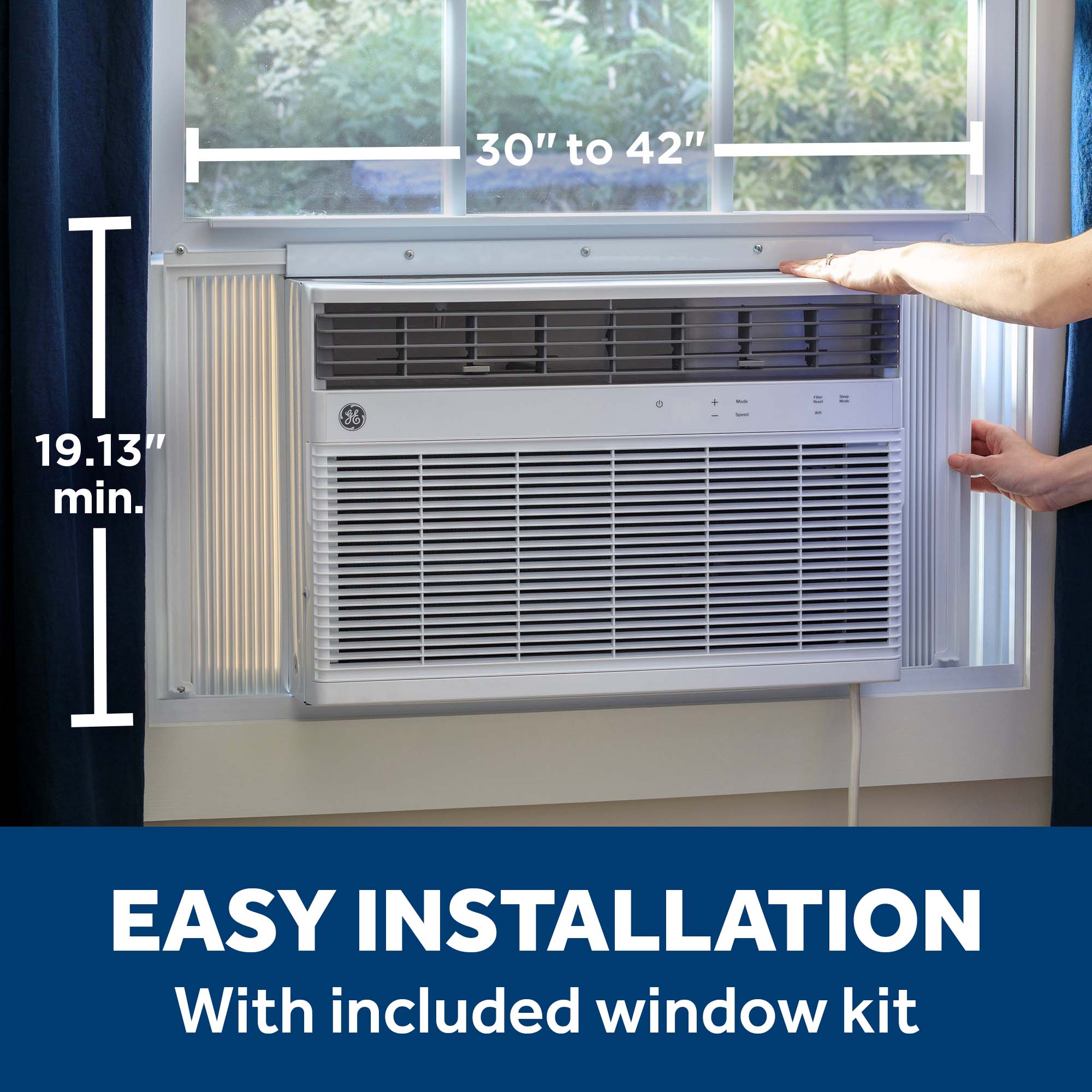 GE - CLSU HEAT/COOL 24K BTU - White - Air Conditioners - Additional View 4