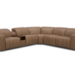 YORK SAND 6 PIECE POWER SECTIONAL