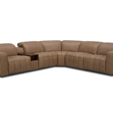 YORK SAND 6 PIECE POWER SECTIONAL