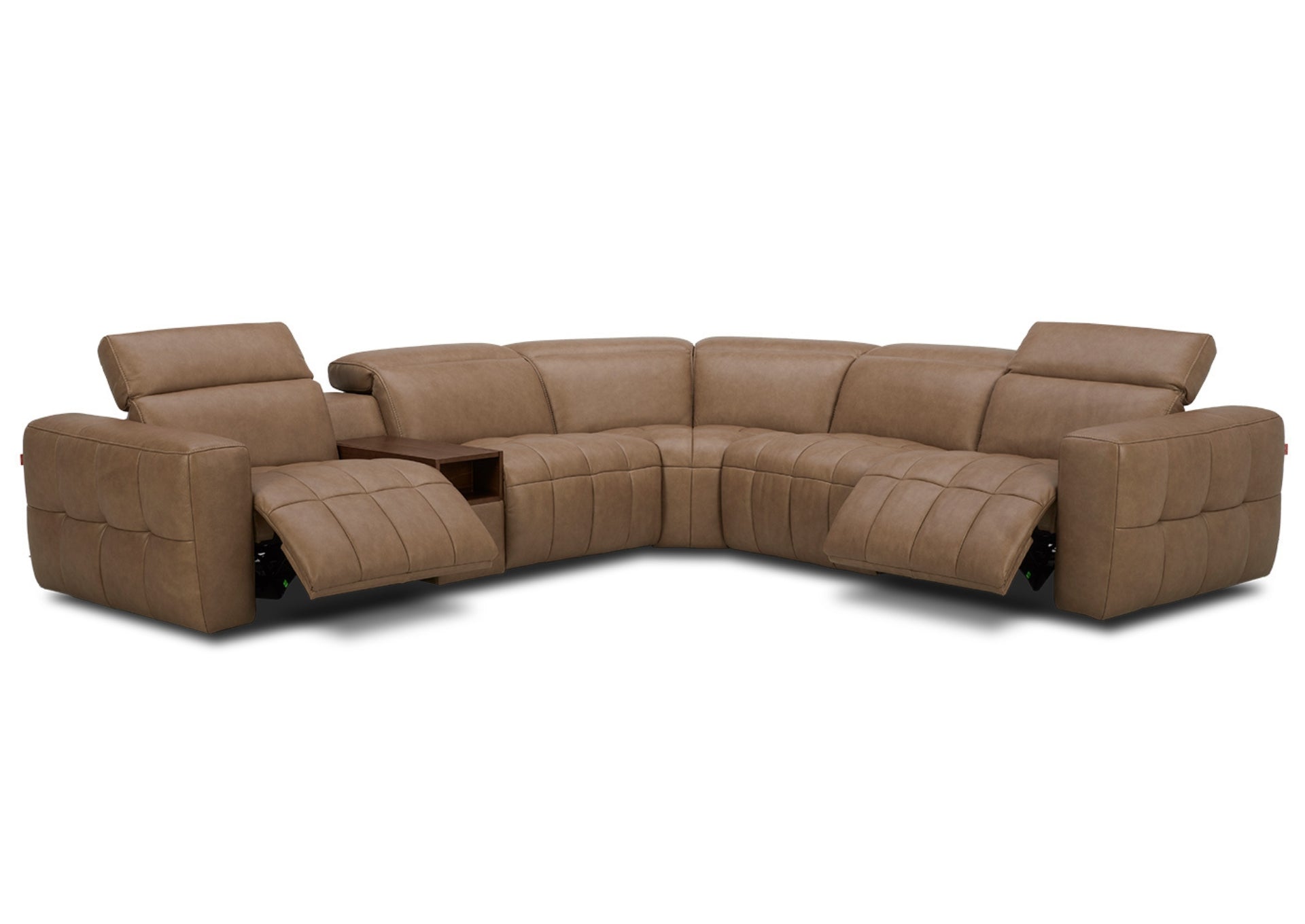 YORK SAND 6 PIECE POWER SECTIONAL - Additional View 1