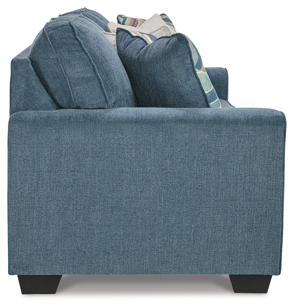 Ashley Furniture - Cashton Blue Sofa - Fabric - Sofas - Additional View 4