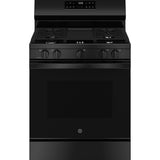 GE BLACK 30" FREE STANDING GAS RANGE - Ranges