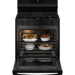 GE BLACK 30" FREE STANDING GAS RANGE - Ranges - Additional View 3
