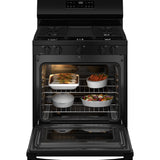 GE BLACK 30" FREE STANDING GAS RANGE - Ranges - Additional View 3