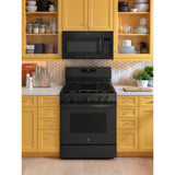 GE BLACK 30" FREE STANDING GAS RANGE - Ranges - Additional View 5