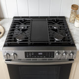 GE BLACK 30" FREE STANDING GAS RANGE - Ranges - Additional View 13