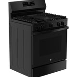 GE BLACK 30" FREE STANDING GAS RANGE - Ranges - Additional View 22