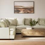 Ashley Furniture - Rawcliffe Parchment 3 Piece Sectional - Beige Fabric - Sectionals - Additional View 1