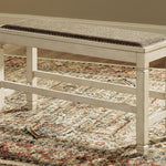 Ashley Furniture - Bolanburg Counter Dining Bench - Beige Fabric|Wood - Benches - Additional View 1