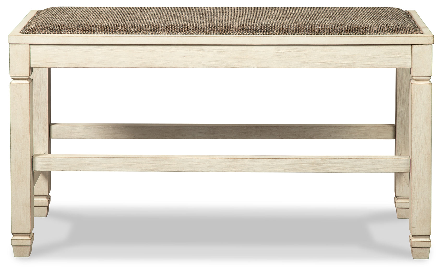 Ashley Furniture - Bolanburg Counter Dining Bench - Beige Fabric|Wood - Benches - Additional View 2