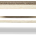 Ashley Furniture - Bolanburg Counter Dining Bench - Beige Fabric|Wood - Benches - Additional View 2