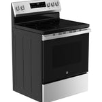 GE STAINLESS ELECTRIC FREE-STANDING SELF CLEANING RANGE - Pearl Silver|Black - Ranges - Additional View 23