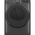 GE CARBON GRAPHITE FRONT LOAD ELECTRIC 7.8CU STEAM DRYER - Black - Dryers