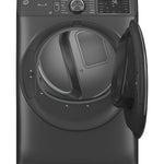 GE CARBON GRAPHITE FRONT LOAD ELECTRIC 7.8CU STEAM DRYER - Black - Dryers - Additional View 2