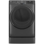 GE CARBON GRAPHITE FRONT LOAD ELECTRIC 7.8CU STEAM DRYER - Black - Dryers - Additional View 9