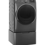 GE CARBON GRAPHITE FRONT LOAD ELECTRIC 7.8CU STEAM DRYER - Black - Dryers - Additional View 10