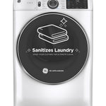 GE CARBON GRAPHITE FRONT LOAD ELECTRIC 7.8CU STEAM DRYER - Black - Dryers - Additional View 18