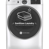 GE CARBON GRAPHITE FRONT LOAD ELECTRIC 7.8CU STEAM DRYER - Black - Dryers - Additional View 18