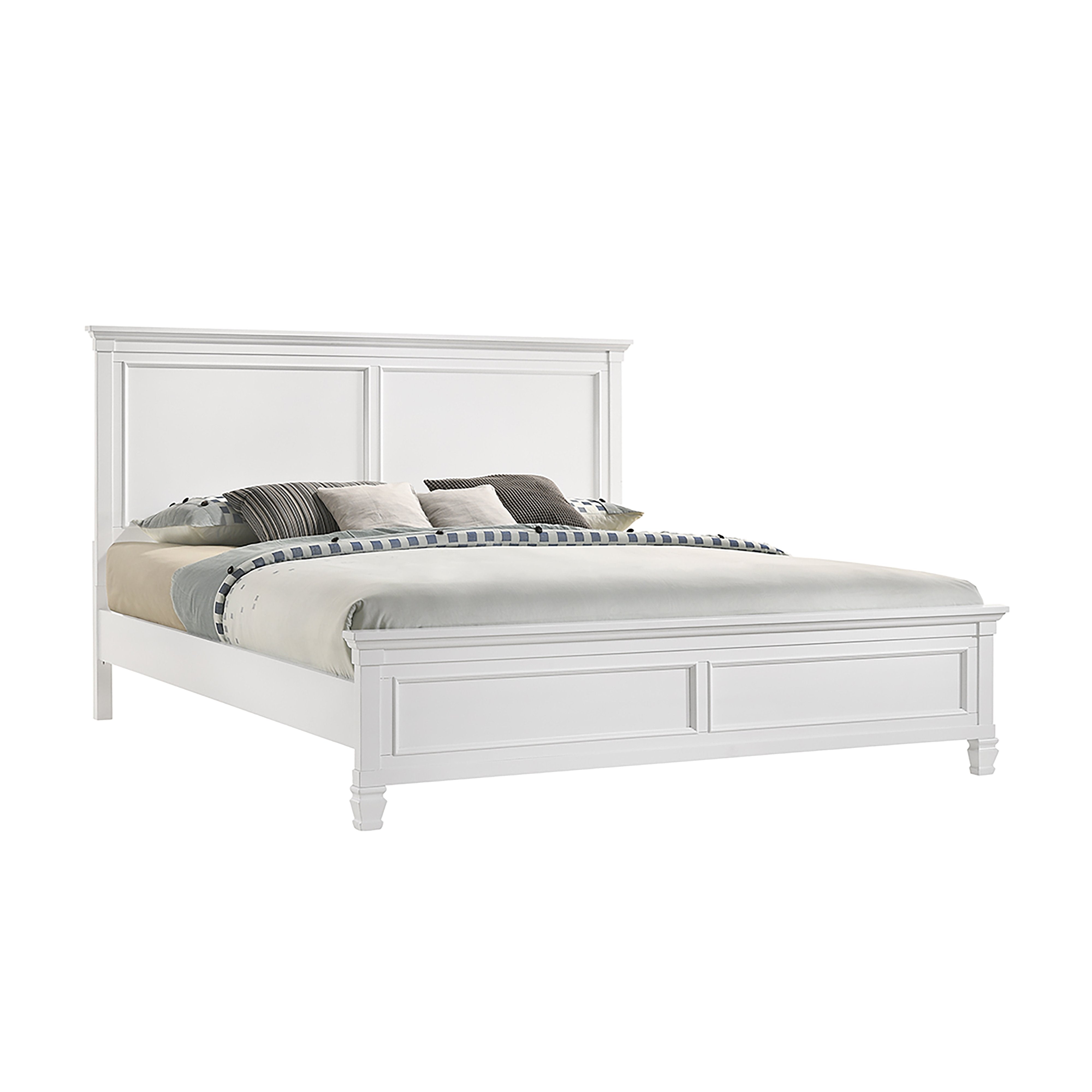 New Classic - Tamarack King Bed - White - Wood - Beds