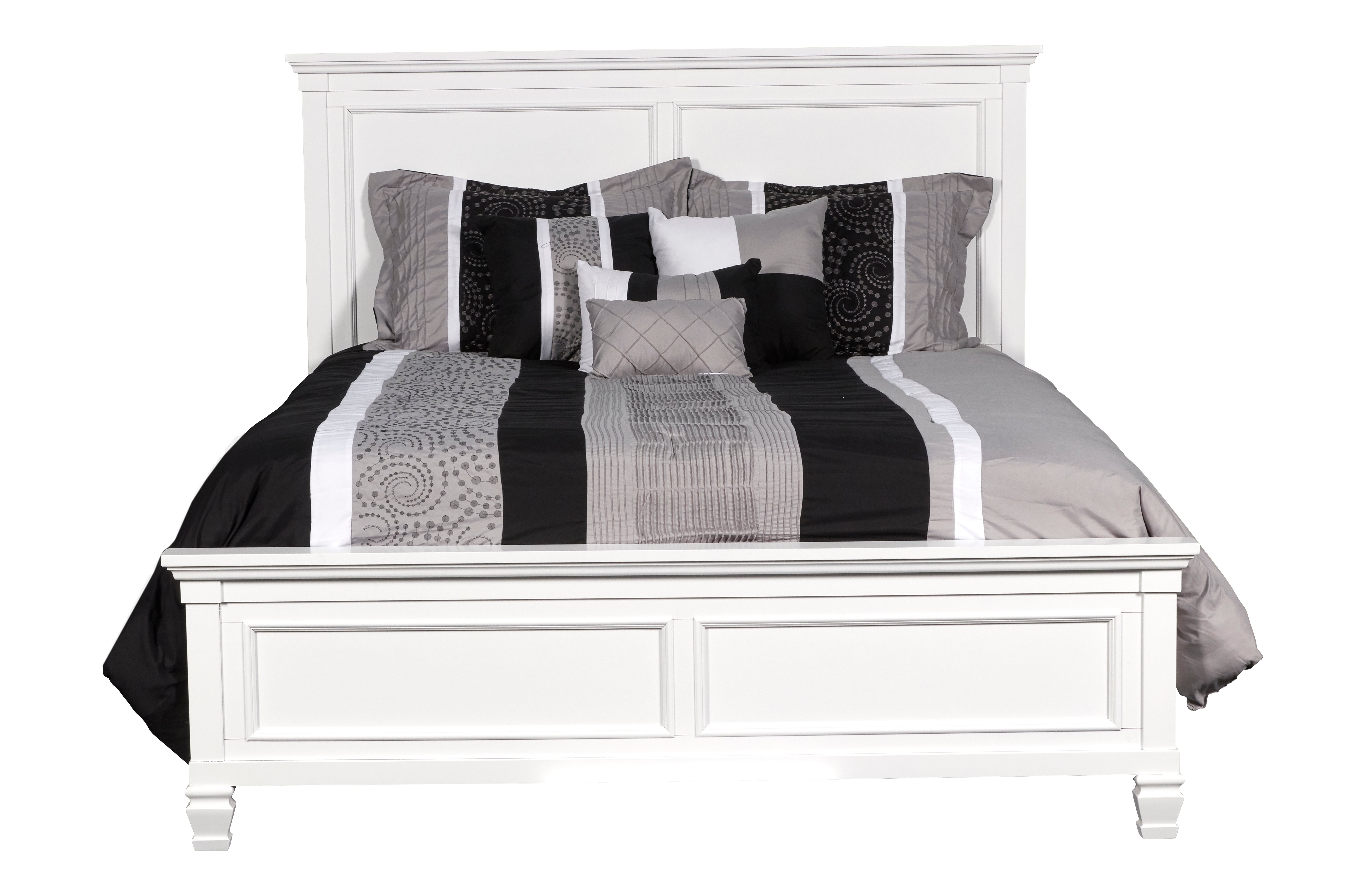 New Classic - Tamarack King Bed - White - Wood - Beds - Additional View 1