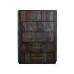 International Furniture Direct - RIVERBEND EMBER CHEST - Dark Brown Wood - Chests
