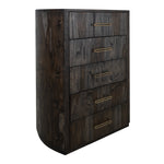 International Furniture Direct - RIVERBEND EMBER CHEST - Dark Brown Wood - Chests - Additional View 1