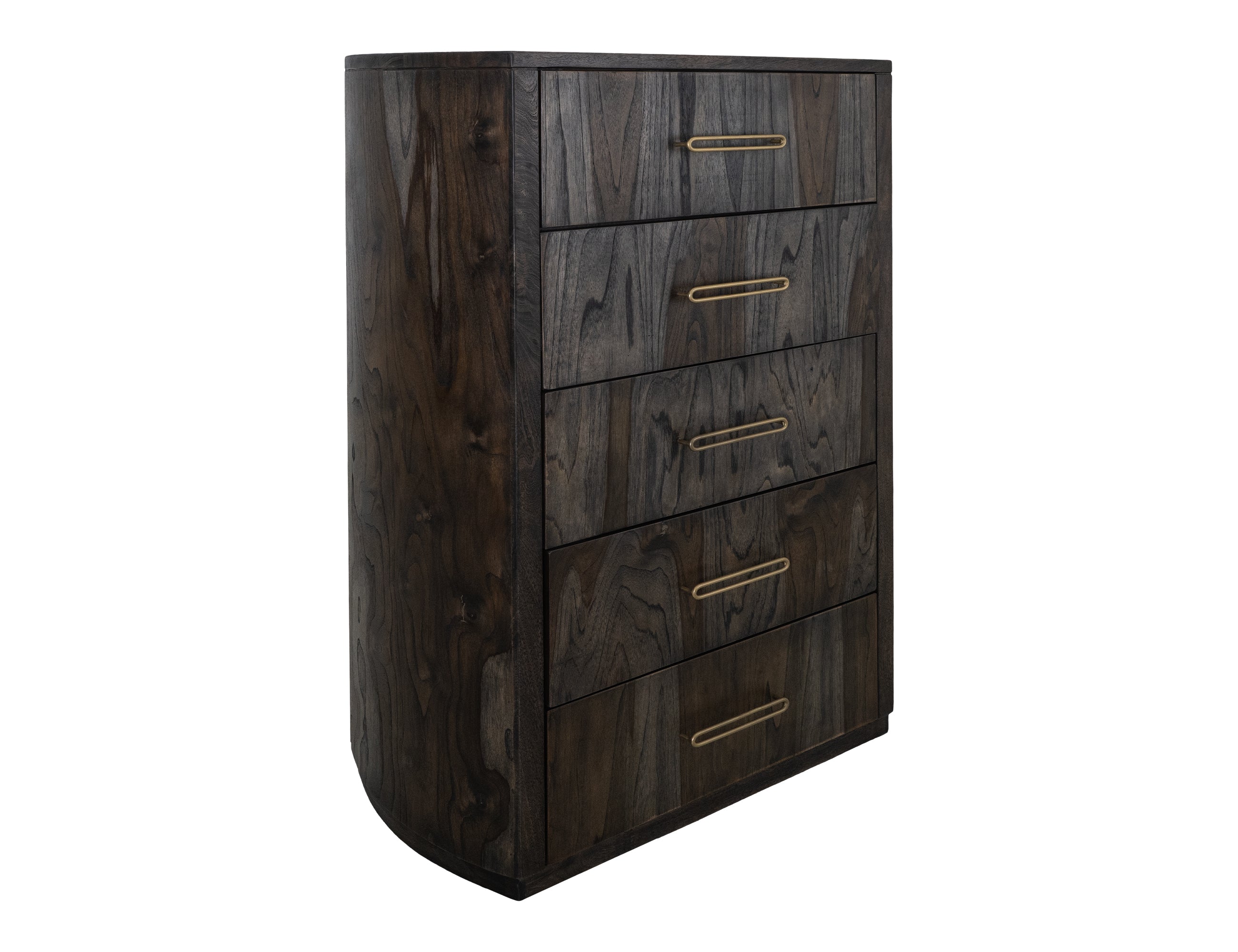 International Furniture Direct - RIVERBEND EMBER CHEST - Dark Brown Wood - Chests - Additional View 1