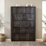International Furniture Direct - RIVERBEND EMBER CHEST - Dark Brown Wood - Chests - Additional View 2